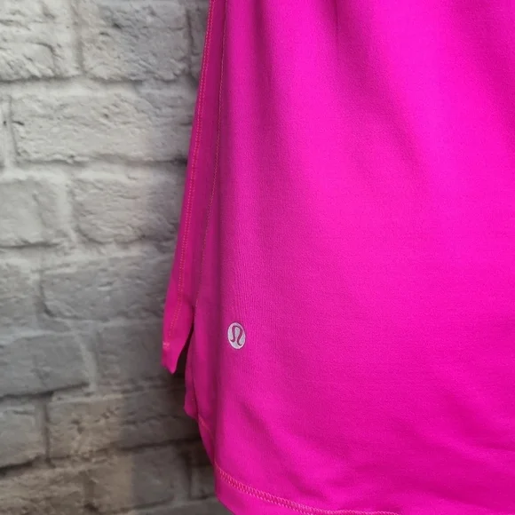 Lululemon Track and Train Tank Raspberry Glo Light crossback straps top size 10 - Picture 10 of 12
